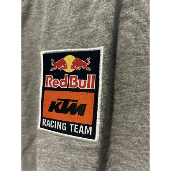 NWT Red Bull Racing Team T Shirt Men’s 3XL, Grey Front, Blue Design Back - Picture 3 of 5